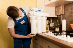 water filter installation