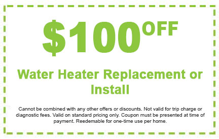Discounts on Water Heater Replacement or Install