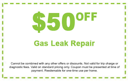 Discounts on Gas Leak Repair