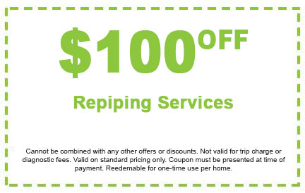 Discounts on Repiping Services